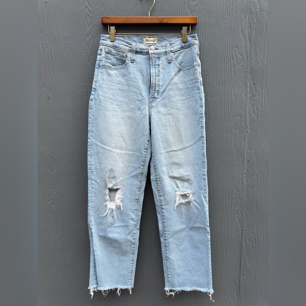 Madewell The Perfect Vintage Straight Denim Jean Size 28
